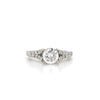 14kt White Gold Split Shank Diamond Engagement Ring
