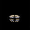 18kt Yellow and White Gold Diamond Band
