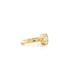 18kt Yellow Gold Emerald Cut Illusion Ring