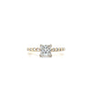 14kt Yellow Gold Princess Cut Engagement Ring