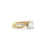 14kt Yellow Gold Brilliant Cut Engagement Ring