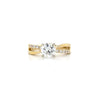 14kt Yellow Gold Brilliant Cut Engagement Ring