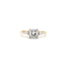 14kt Yellow Gold Princess Cut Diamond Engagement Ring