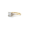 14kt Yellow Gold Princess Cut Diamond Engagement Ring