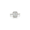 14kt White Gold Radiant Cut Diamond Engagement Ring