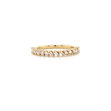 14kt Yellow Gold Diamond Band