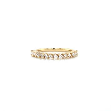 14kt Yellow Gold Diamond Band