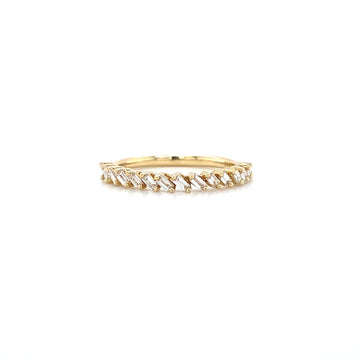 14kt Yellow Gold Diamond Band