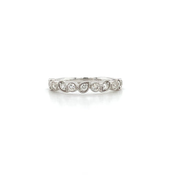 14kt White Gold Diamond Band