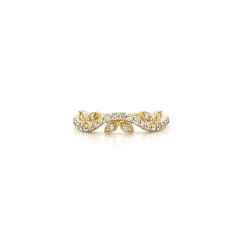 14kt Yellow Gold Diamond Band