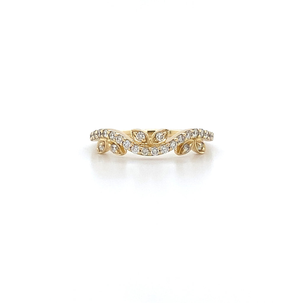 14kt Yellow Gold Diamond Band