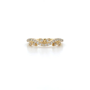 14kt Yellow Gold Diamond Band