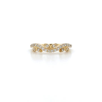 14kt Yellow Gold Diamond Band