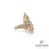 Estate 14kt Yellow Gold Ladies Diamond Ring