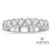 14kt White Gold Diamond Zig Zag Fashion Ring (0.60ct)