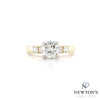 14kt Yellow Gold Round Brilliant Cut Diamond Engagement Ring (1.60ct TW)