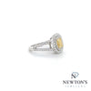18kt White Gold Fancy Yellow Diamond Fashion Ring (1.86ct TW)