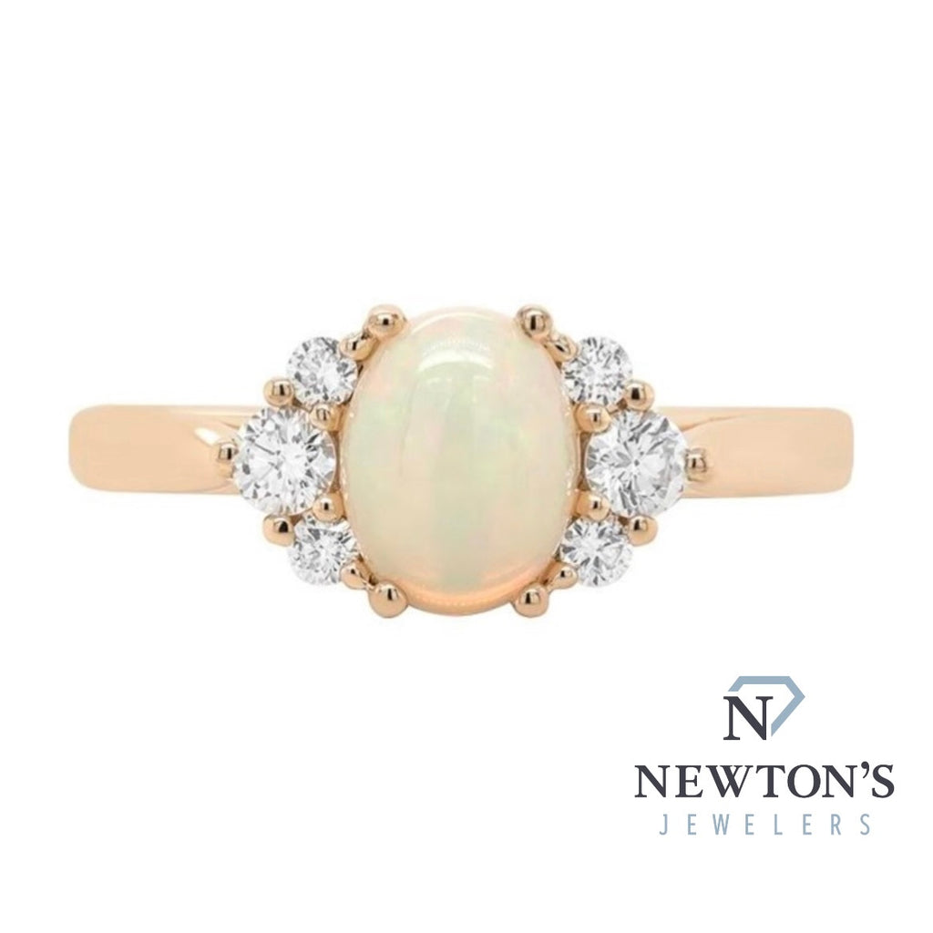 14kt Yellow Gold Ethiopian Opal Fashion Ring