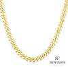 10kt Yellow Gold 6.1mm Cuban Link Chain (22")