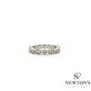 Estate 14kt White Gold Diamond Stackable