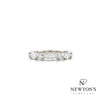 14kt White Gold Mixed Shape Diamond Stackable