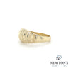 Estate 14kt Yellow Gold Textured Dome Fashion Ring