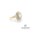 14kt Yellow Gold Art Deco Oval Diamond Engagement Ring (1.61ct TW)