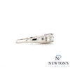 Estate 14kt White Gold Diamond Ring