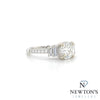 14kt White Gold Round Brilliant Cut Diamond Engagement Ring (2.01ct TW)