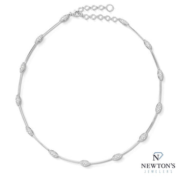 18kt White Gold Diamond Necklace (3.35ct)