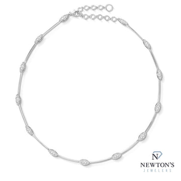 18kt White Gold Diamond Necklace (3.35ct)