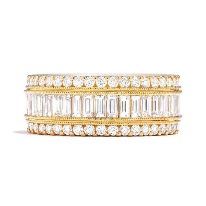 18kt Yellow Gold Diamond Couture Ring