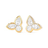 18kt Yellow Gold Pear, Marquise, and Round Earrings