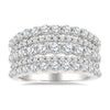 14kt White Gold Diamond Band