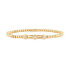 18kt Yellow Gold Diamond Stretch Bracelet