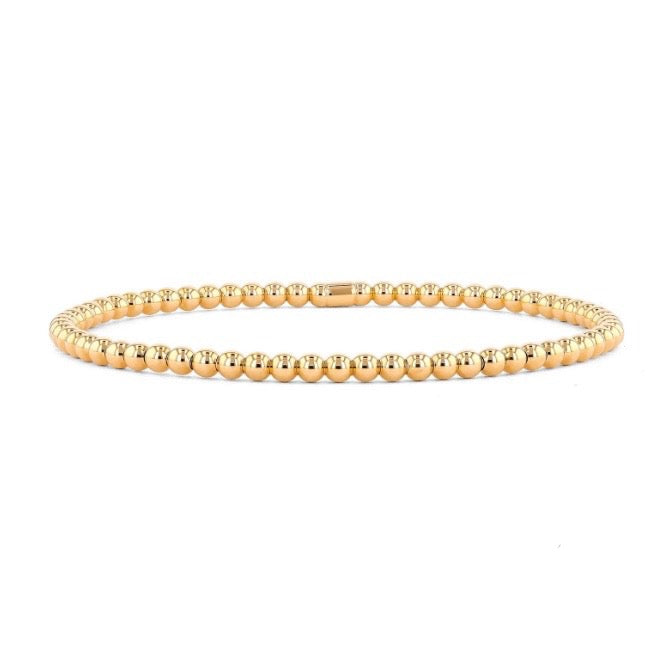 18kt Yellow Gold Stretch Bracelet