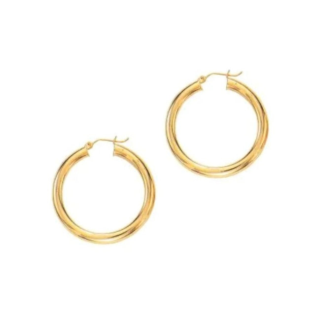 14kt Yellow Gold Hoop Earrings