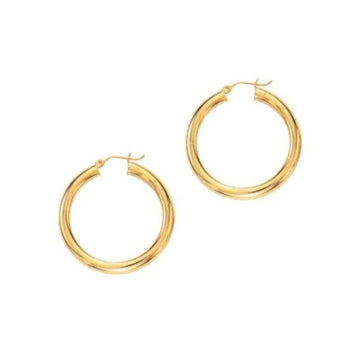 14kt Yellow Gold Hoop Earrings