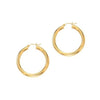 14kt Yellow Gold Hoop Earrings