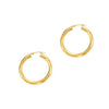 14kt Yellow Gold Hoop Earrings