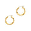 14kt Yellow Gold Hoop Earings