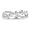 14kt White Gold Diamond Wedding Band