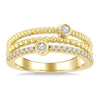 10kt Yellow Gold Diamond Fashion Band