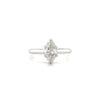 14kt White Gold Marquise Cut Diamond Ring