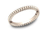 14kt Rose Gold Detail Women's Stackable Band