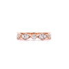 14kt Rose Gold Diamond Fashion Stackable Band