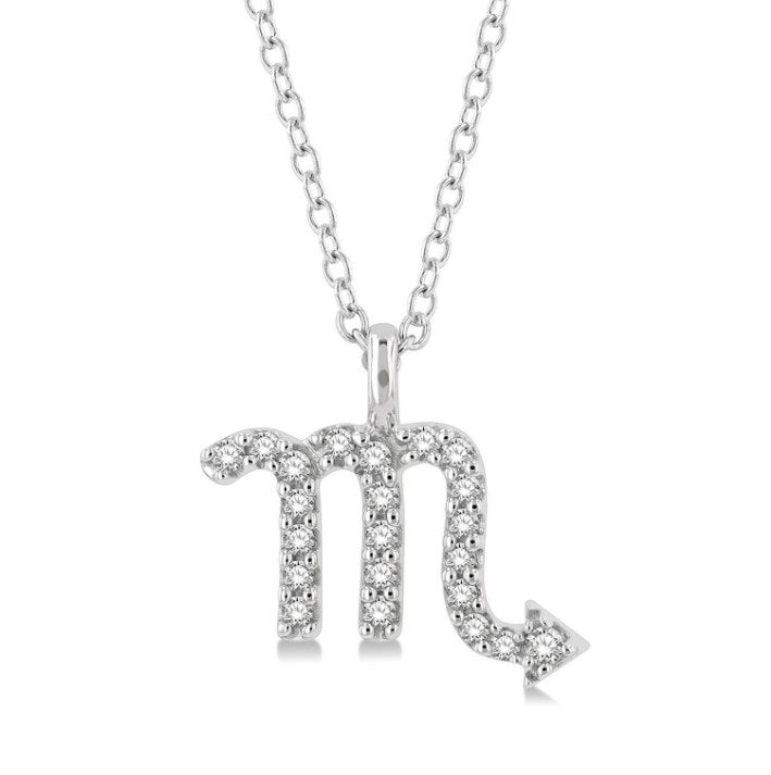 Buy Scorpio Symbol Necklace, Small M Necklace, M Necklace, M Necklace Silver,  M Initial Necklace, M Jewelry, Necklace Letter M, Scorpio Necklace Online  in India - Etsy