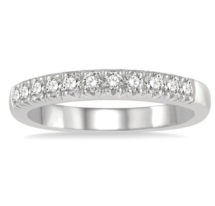 14kt White Gold Diamond Stackable Band (.25 ctw)