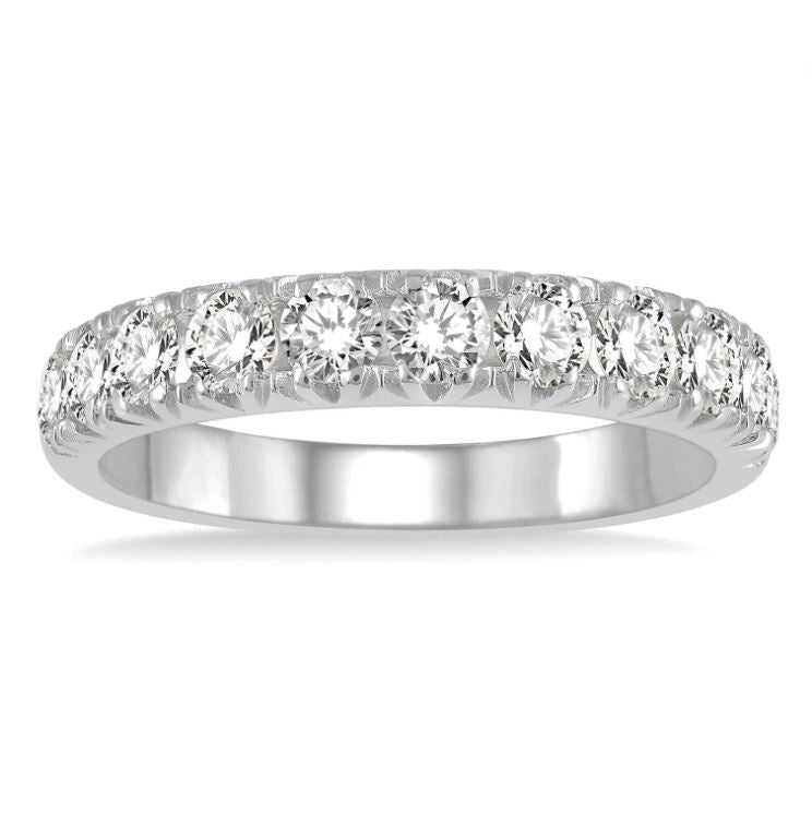 14kt White Gold Diamond Stackable Band (1.00 ctw)