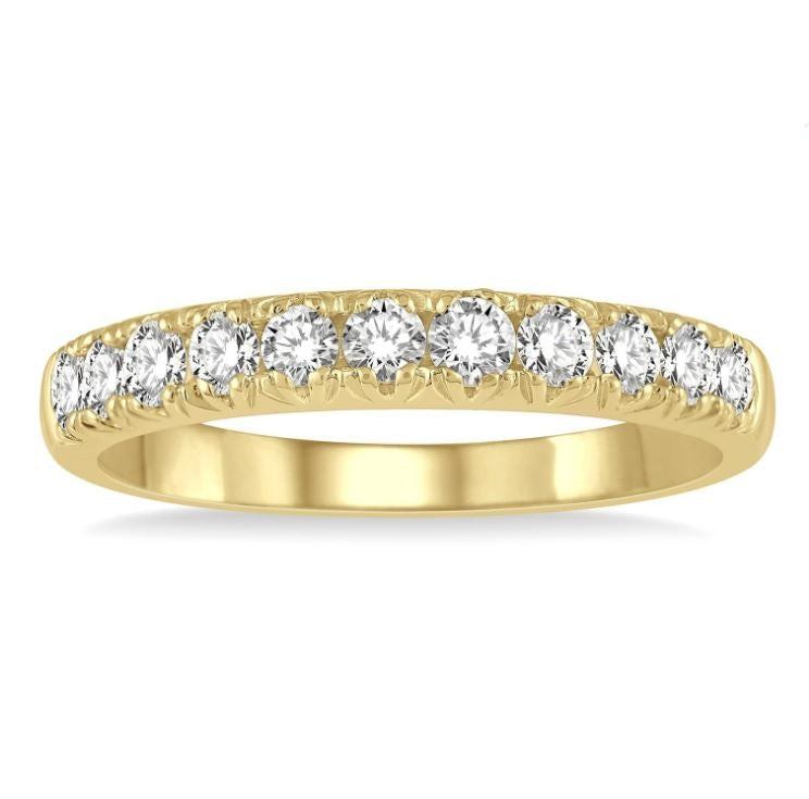 14kt Yellow Gold Diamond Stackable Band (.50 ctw)